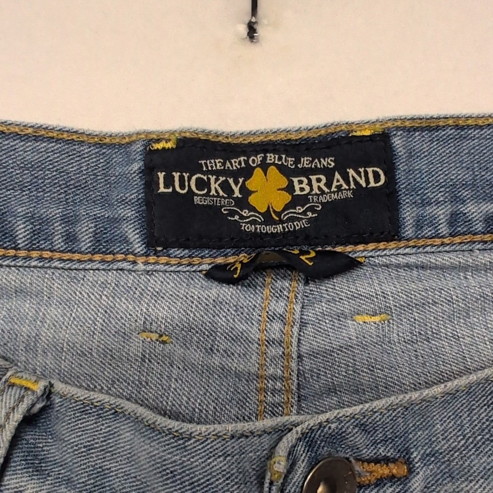 Lucky Brand 181 Relaxed Straight Jeans Mens Size 36X30 Blue Medium Wash Denim - Picture 3 of 10